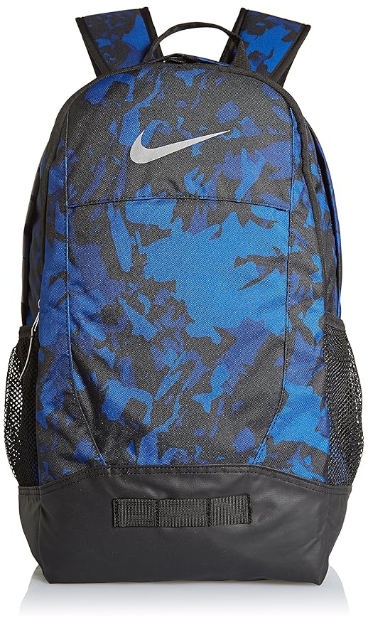 Nike Graphic Synthetic Backpack, Medium (Blue/Black) Amazon.in Sports