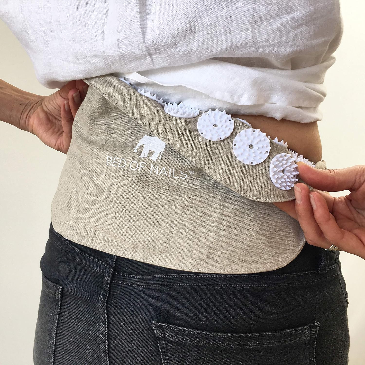 BED OF NAILS ECO Acupressure Mat Cushion Pillow Strap, Made with Eco-Friendly Materials (ECO Strap) - Image 4