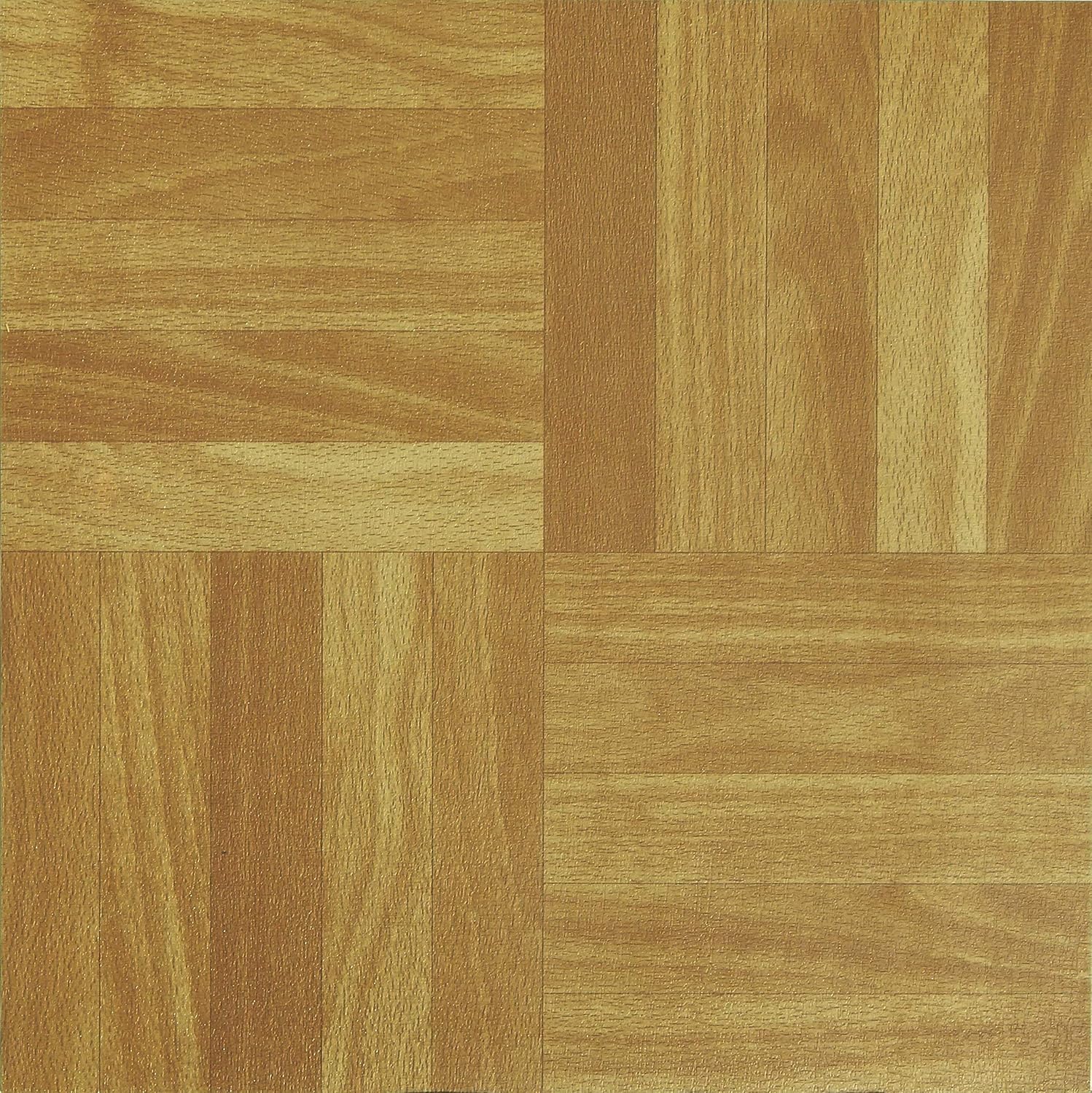 Box of 50 SelfStick Vinyl Floor Tiles (Dark Wood Squares) Amazon.co
