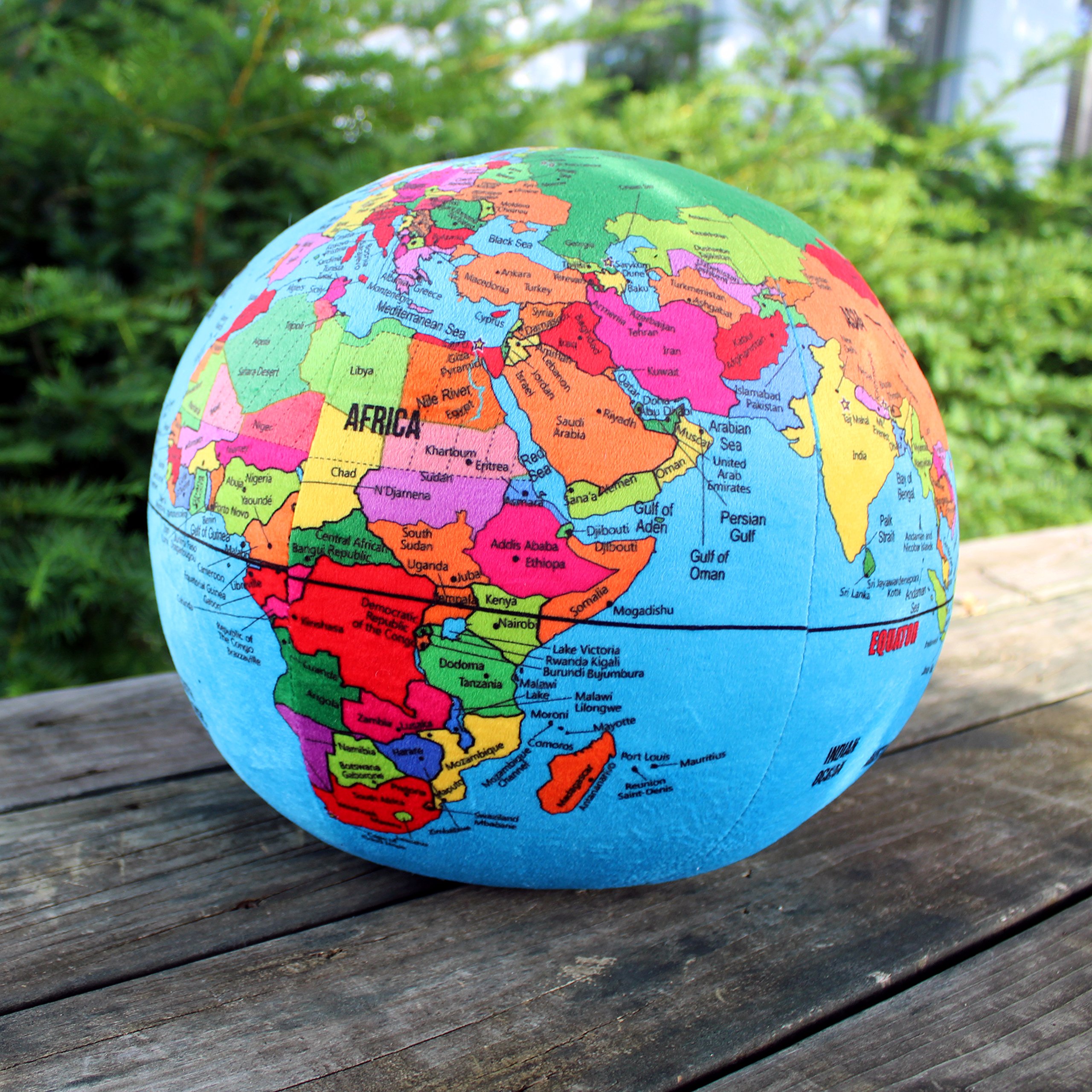 Attatoy LoveTheEarth Plush Globe; 13" Educational World