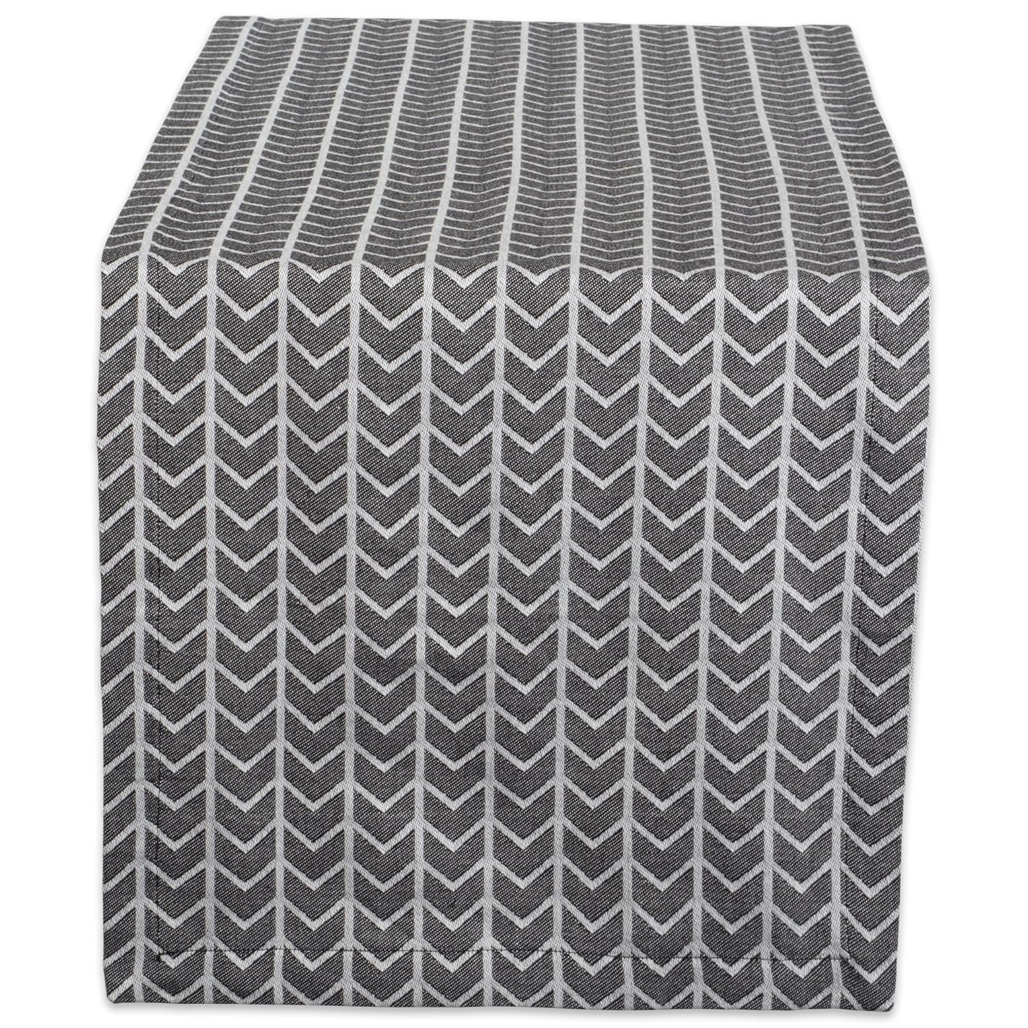 Best Dii Gray And White Buffalo Check Table Runner