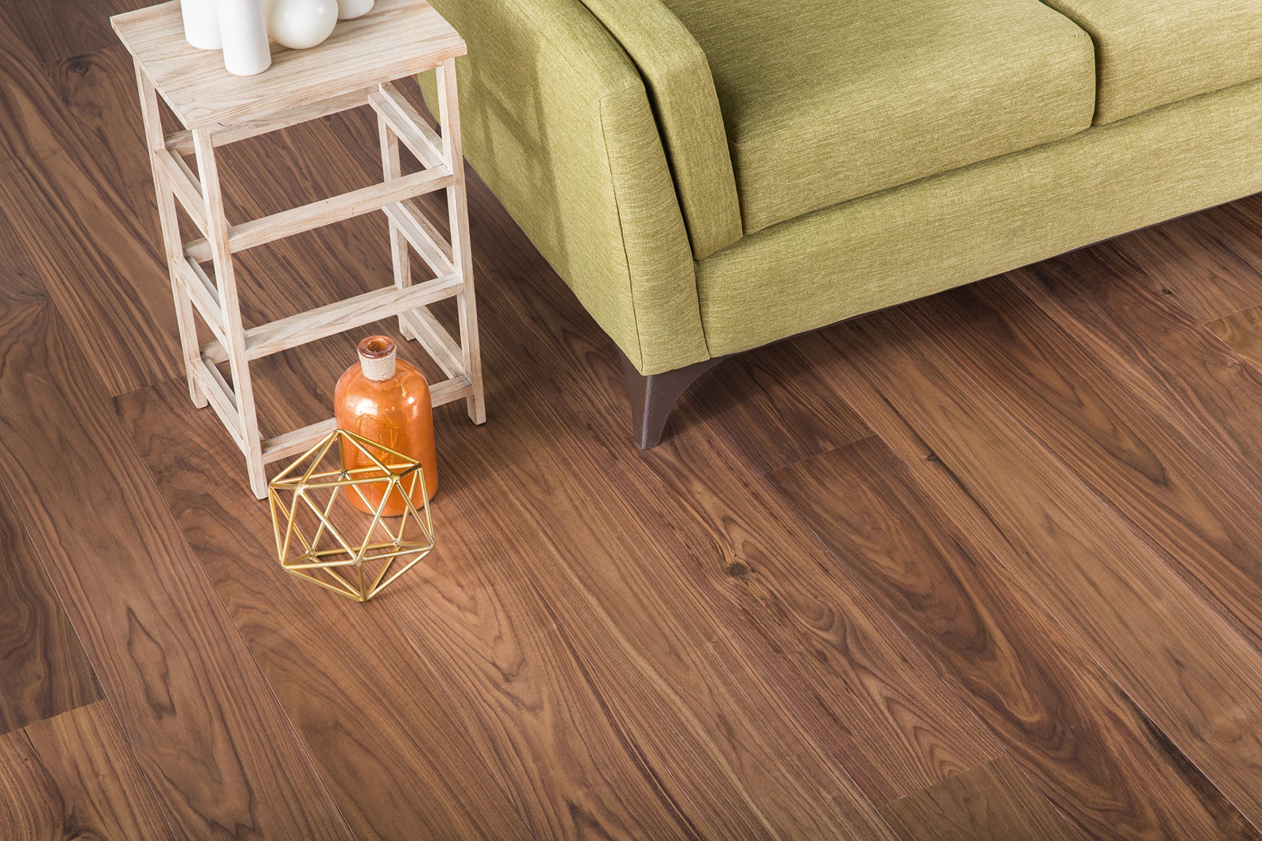 American Walnut Wood Flooring Durable, Strong Wear Layer Engineered