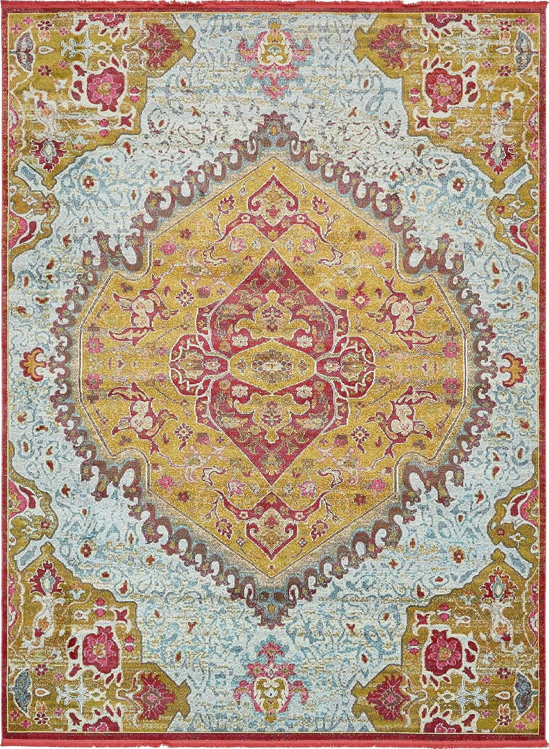 unique loom baracoa collection bright tones vintage