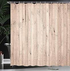 Ambesonne Stripes Shower Curtain, Vertical Lines