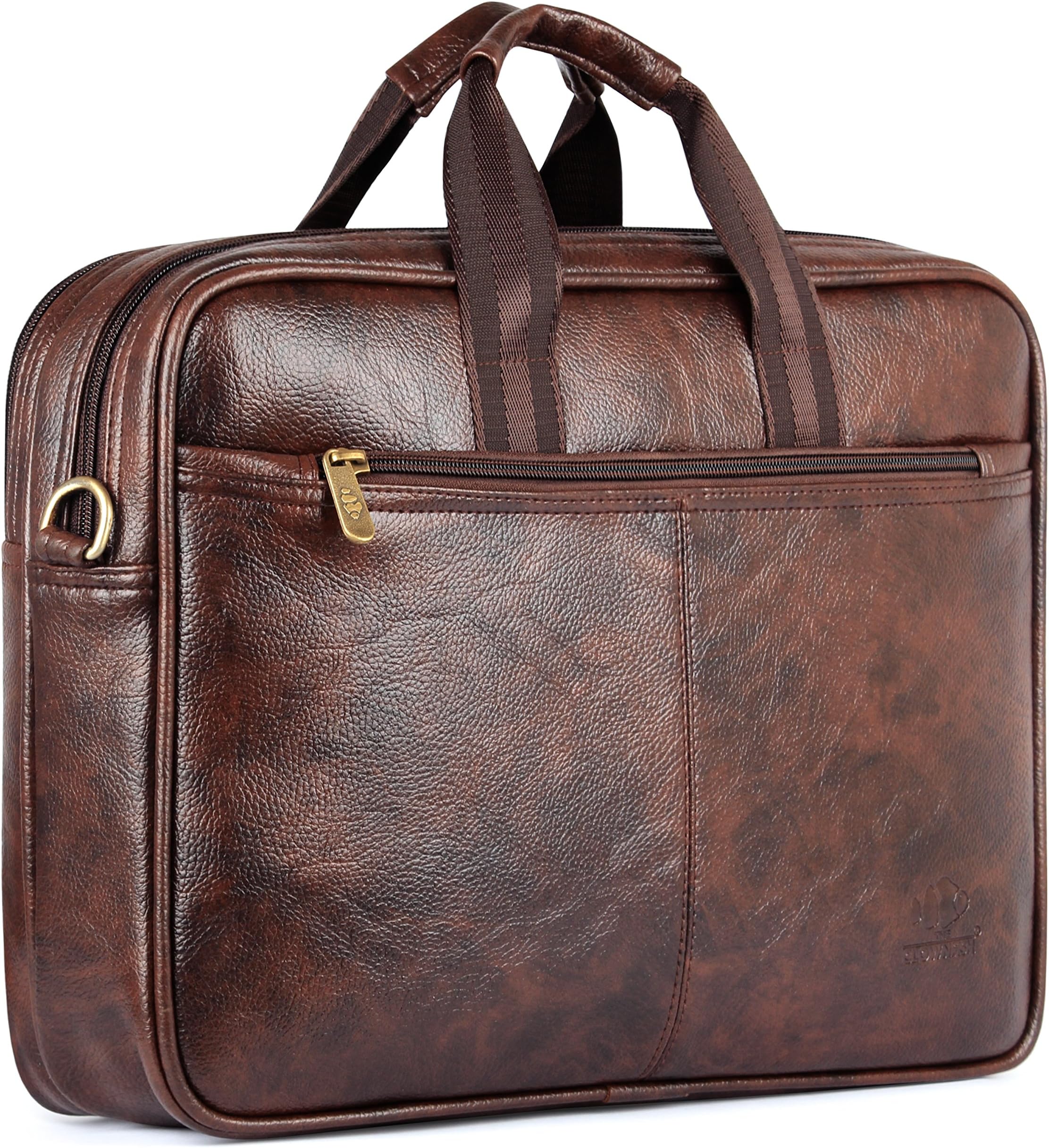 The Clownfish Carski 14-Inch Laptop Bag (Chocolate)