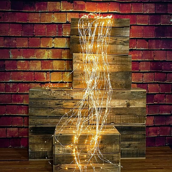 2 PCS Waterproof Decorative Waterfall String Lights, 10