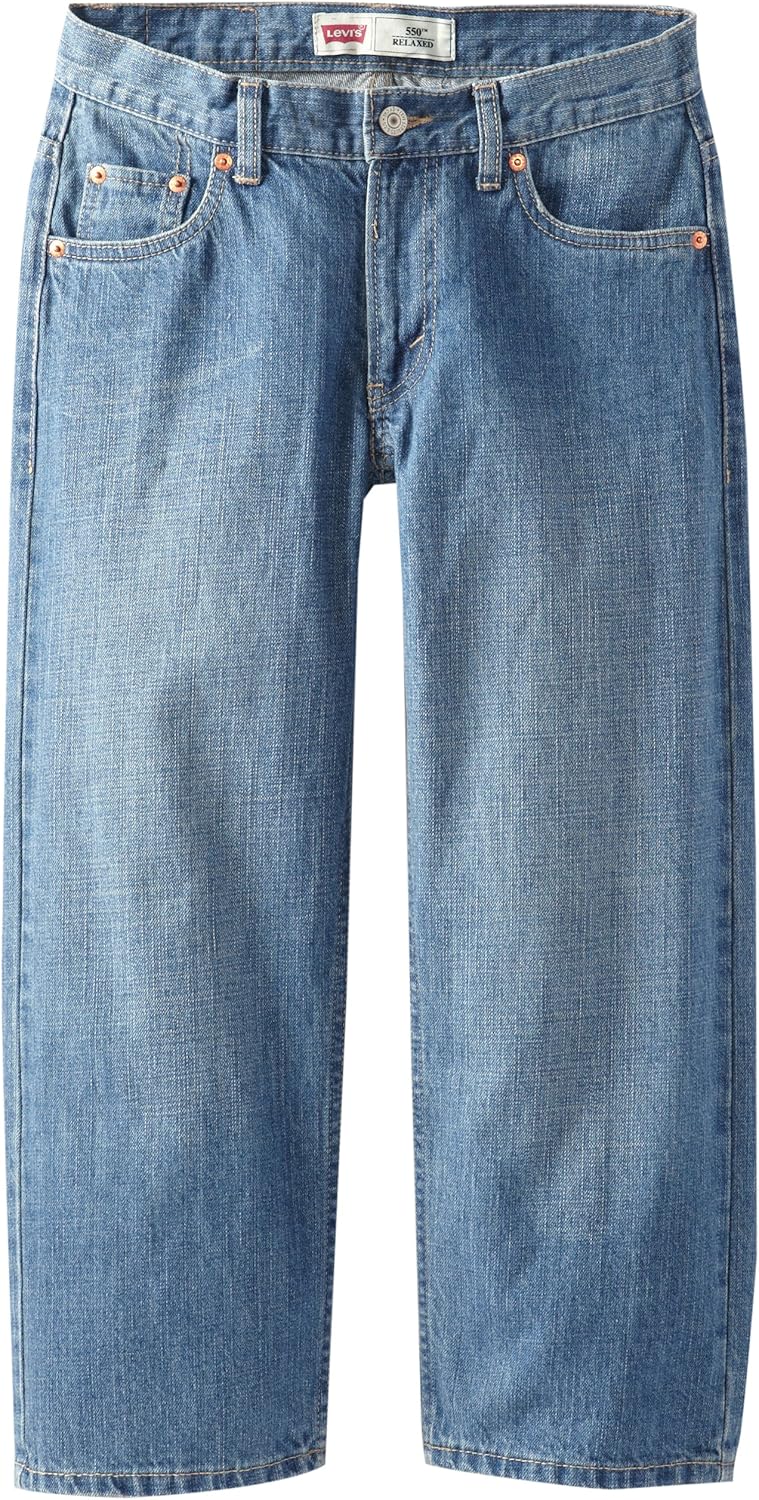 Levi's Boys' 550 Relaxed Fit Jeans: Clothing