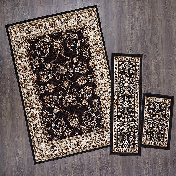 Home Dynamix Area Rugs Ariana Collection 3Piece Living Room Rug Set