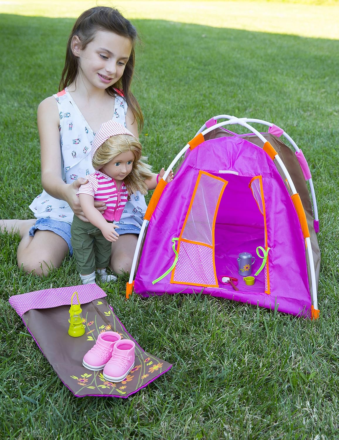 our generation polka dot camping set