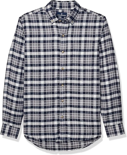 tailored fit flannel shirt