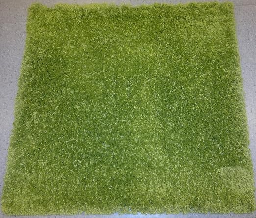 Ikea Teppich Grun Quadratisch Hochflor 80 Cm X 80 Cm Amazon De