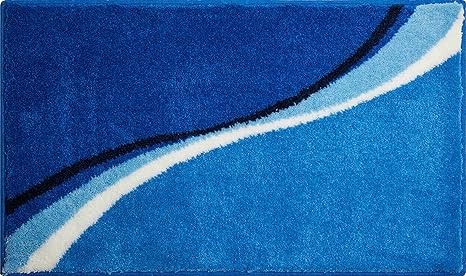 Grund Badteppich 100% Polyacryl, ultra soft, rutschfest, ÖKO-TEX-zertifiziert, 5 Jahre Garantie, LUCA, Badematte 60x100 cm, b