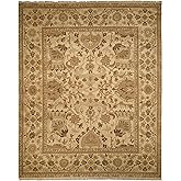SAFAVIEH Ziegler Mahal Collection Area Rug - 9' x 12', Assorted, Handmade Traditional Oriental Wool, Ideal for High Traffic A