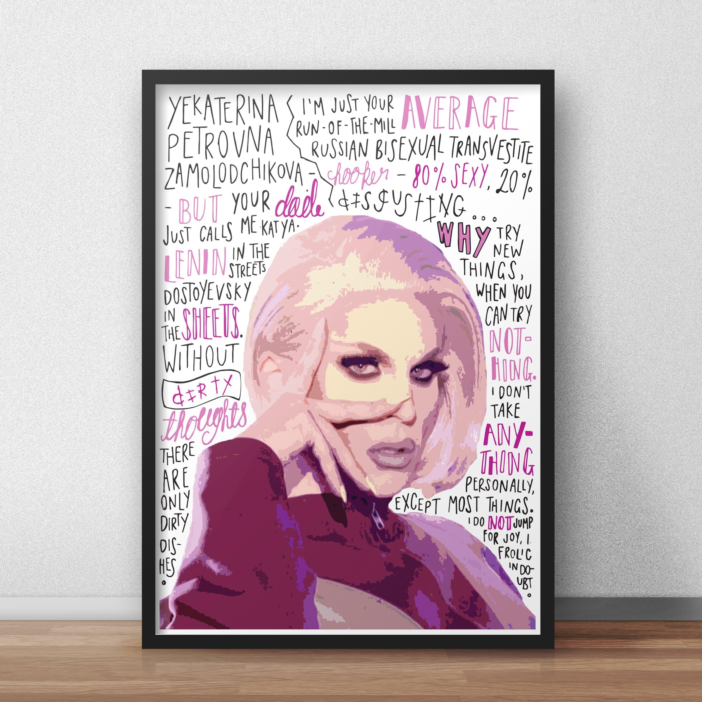 Katya Zamolodchikova INSPIRED Poster/Print