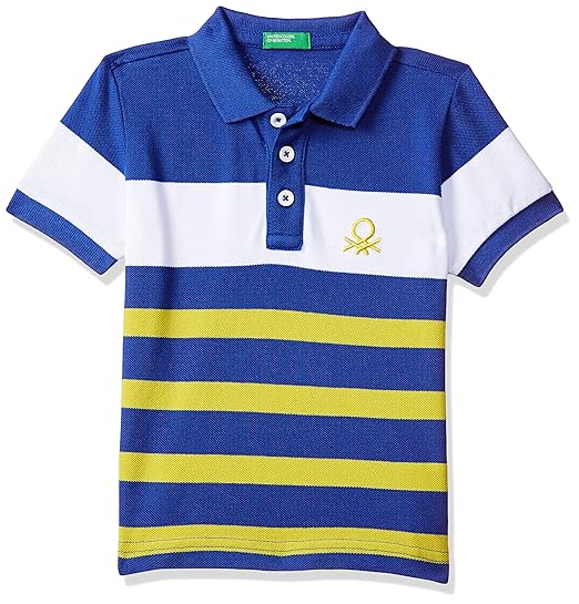 Baby Boys Striped Regular fit Polo