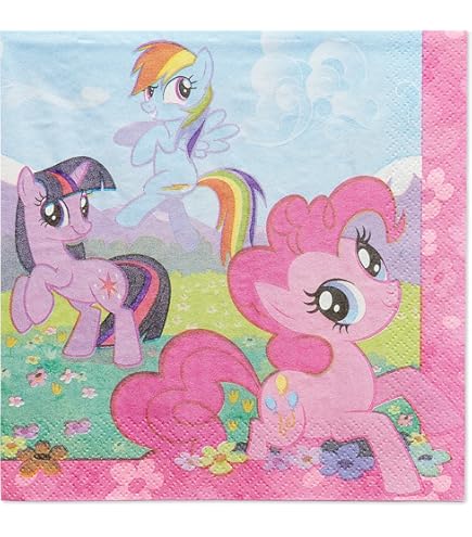 Assiettes Anniversaire Mon Petit Poney