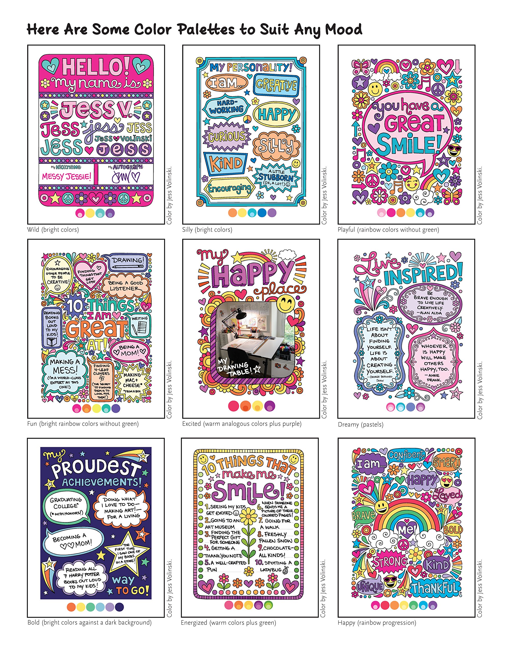 Notebook Doodles Amazing Me!: Coloring & Activity Book (Design Originals) 32 Inspiring Designs; Beginner-Friendly Empowering Art Activities for Tweens, on Extra-Thick Perforated Paper