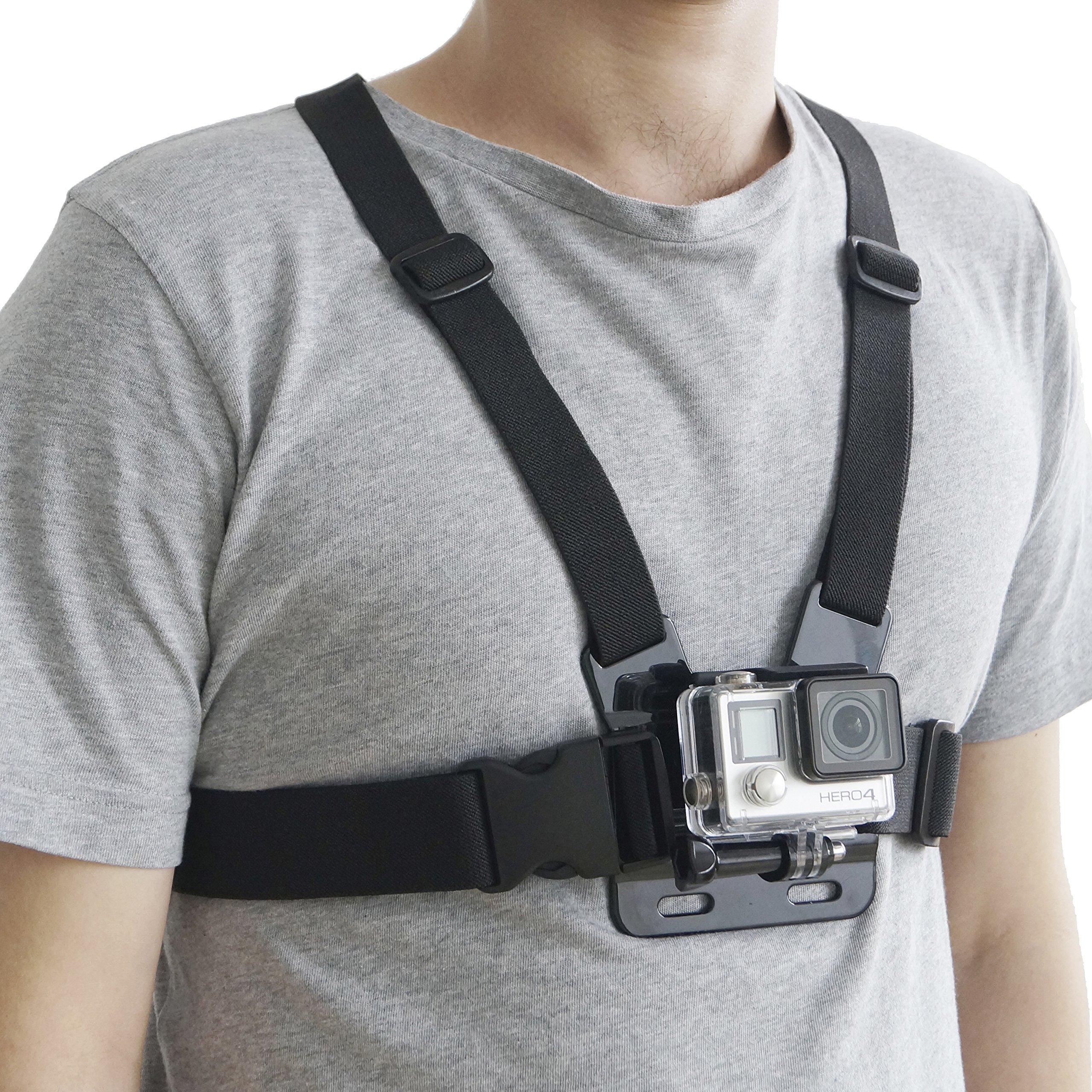 CamKix Chest Mount Harness Compatible with Gopro Hero 8 Black, 7, 6, 5