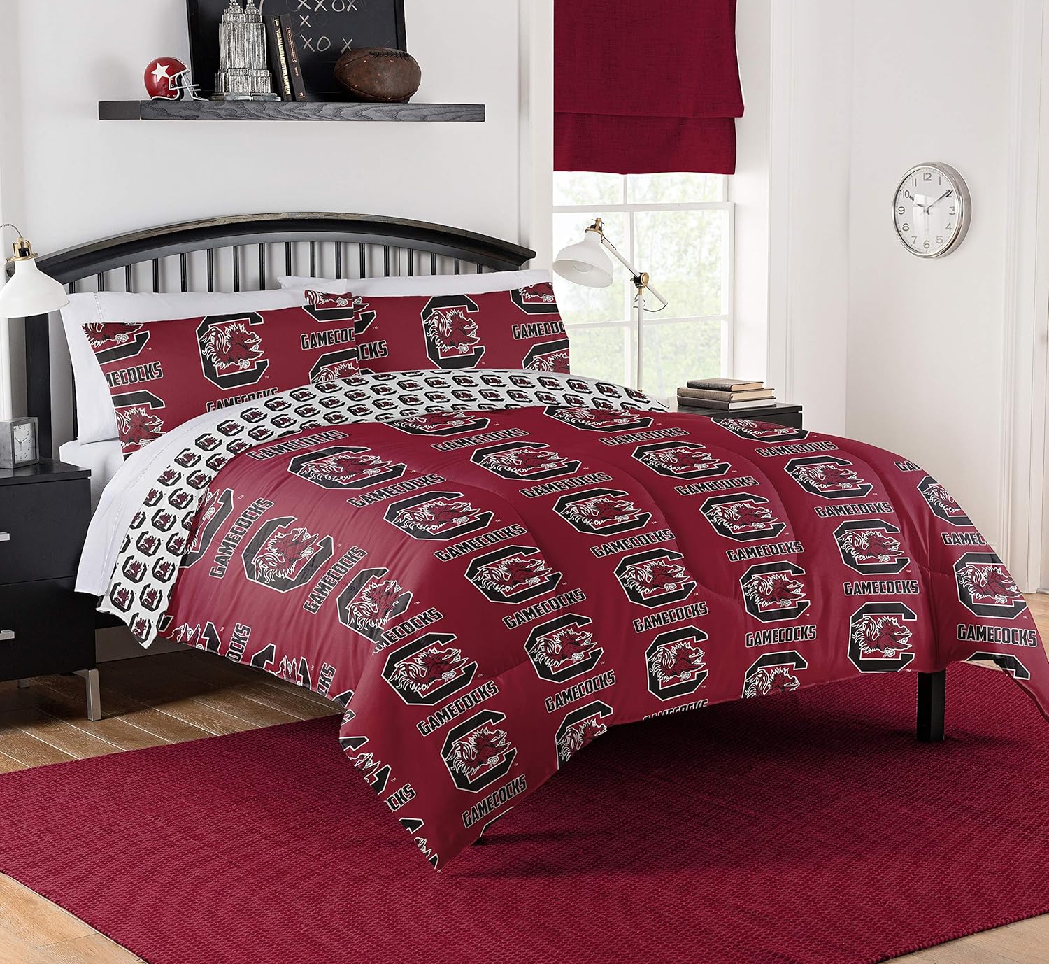 Northwest NCAA South Carolina Gamecocks Full Bed in Bag Set #306950181