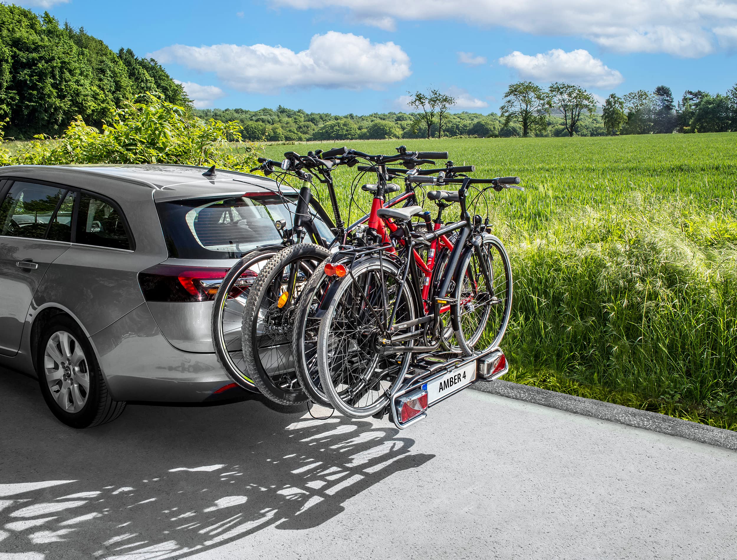 EUFAB 11556 Fahrradträger für die Anhängerkupplung 4
