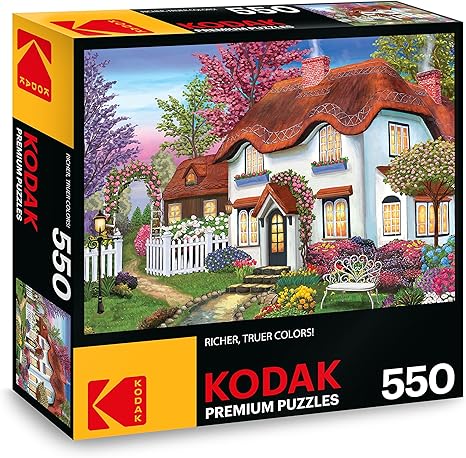 Amazon Com Kodak Premium Puzzles Cozy Cottage Jigsaw Puzzle Toys