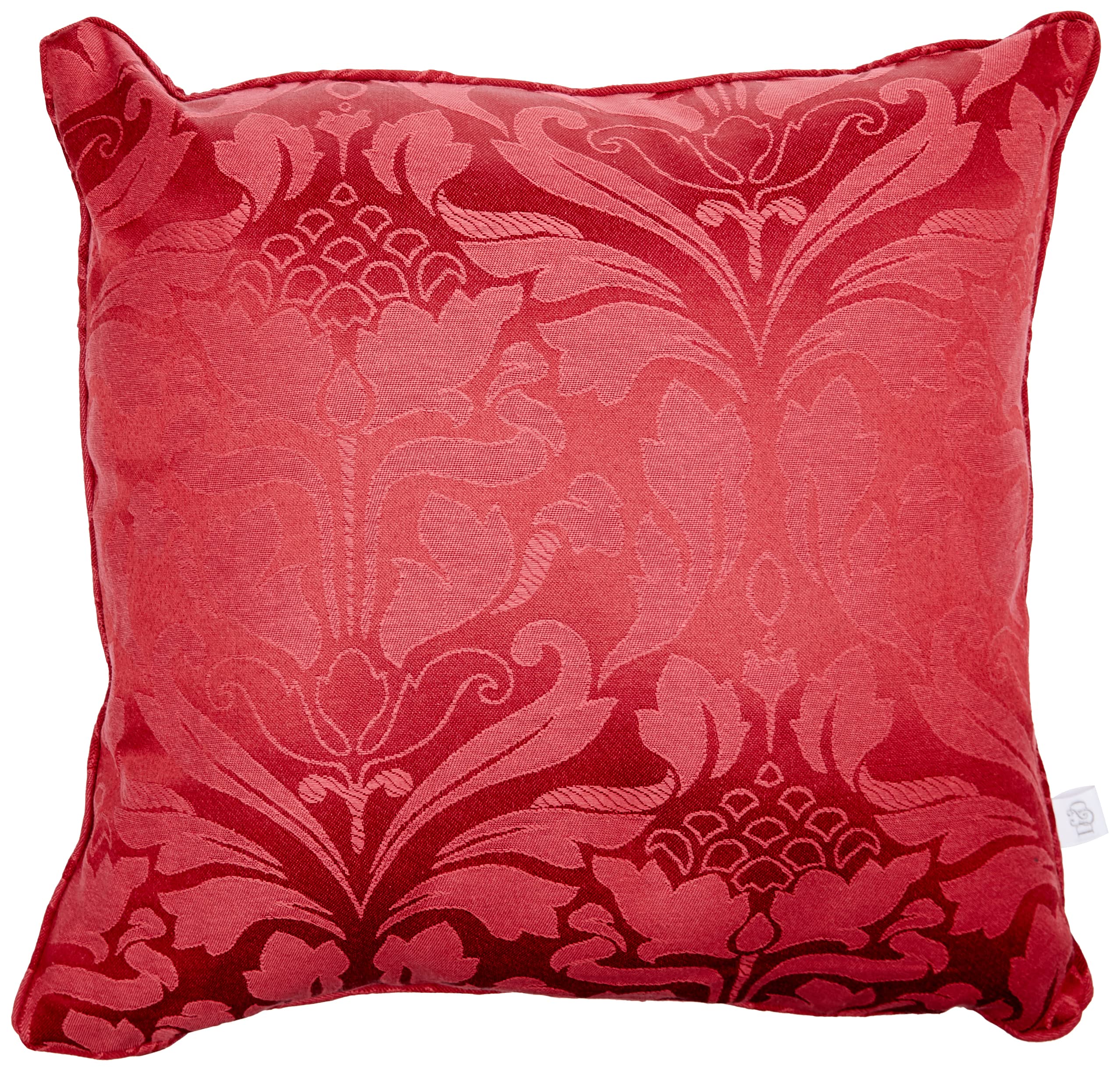 Fusion - Eastbourne - Filled Cushion - 43x43 cm, Burgundy