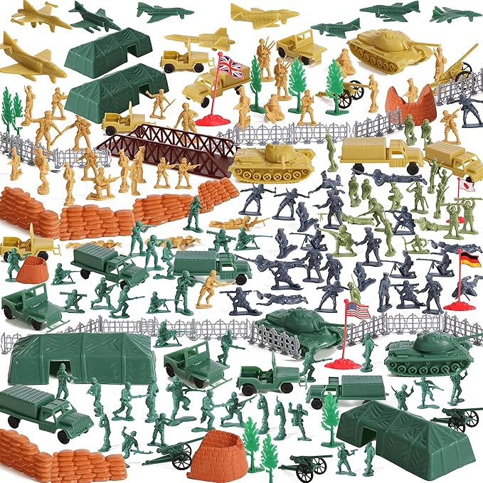 Buy IQ Toys Huge 300 Piece Military Base Set, 200 Soldiers and 100 Army