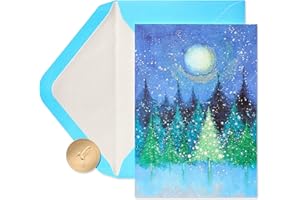 Papyrus Boxed Christmas Cards with Envelopes, Peace of the Season, Holiday Tree (14-Count)