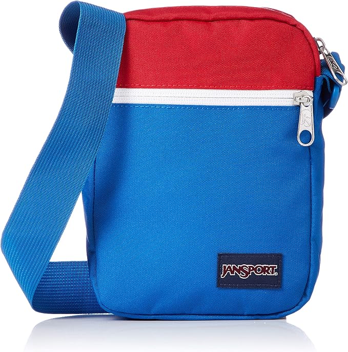 Jansport Men's Weekender Polyester Cross Body Bag Red/White Blue