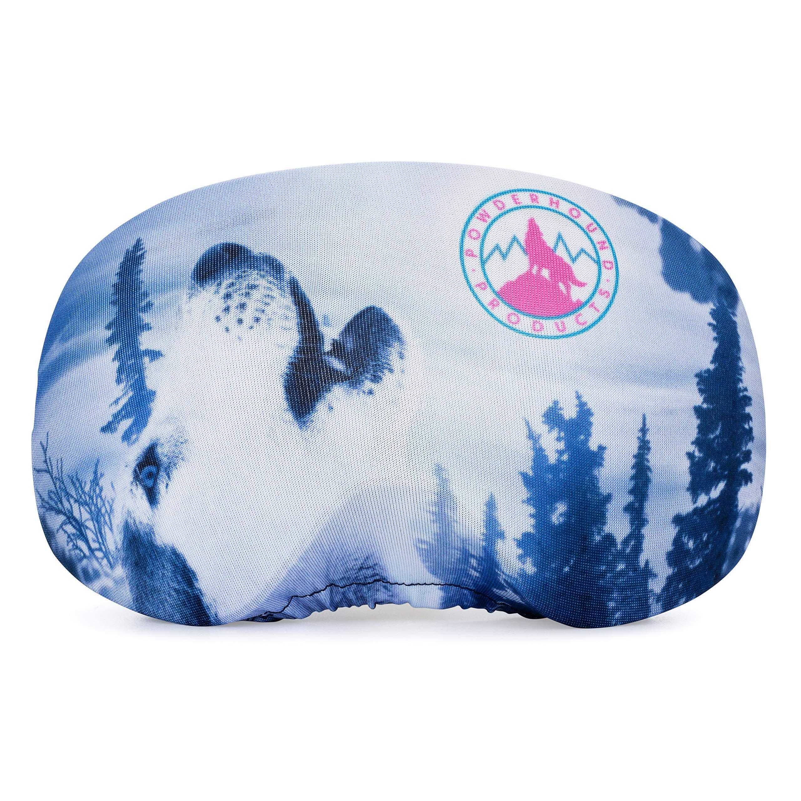 Ski Snowboard Goggle Cover Sleeve - Lens Scratch Dust Protection for Travel Storage and Apres (Powderhound)
