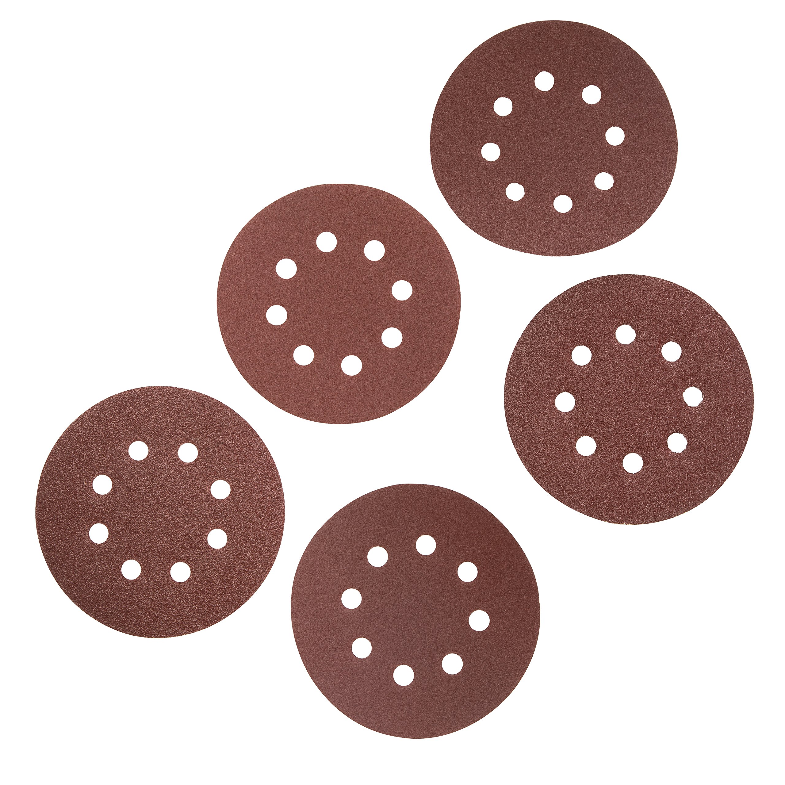 Sanding Discs, 5 Inch Hook and Loop Round Sandpaper Discs, Dustless 8