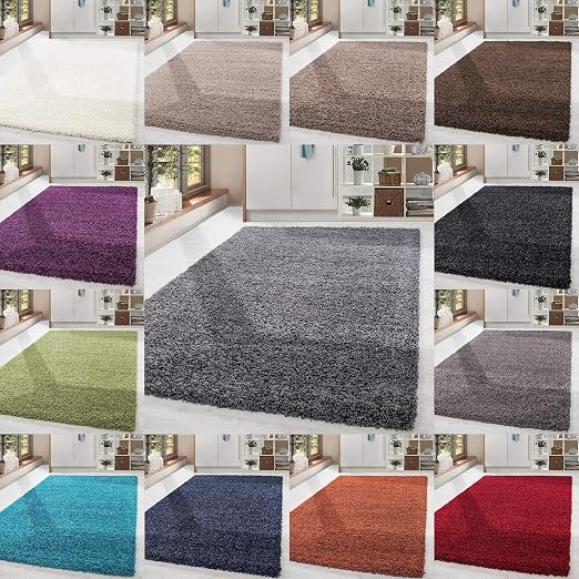 Amazon De Homebyhome Shaggy Hochflor Langflor Einfarbig Gunstig