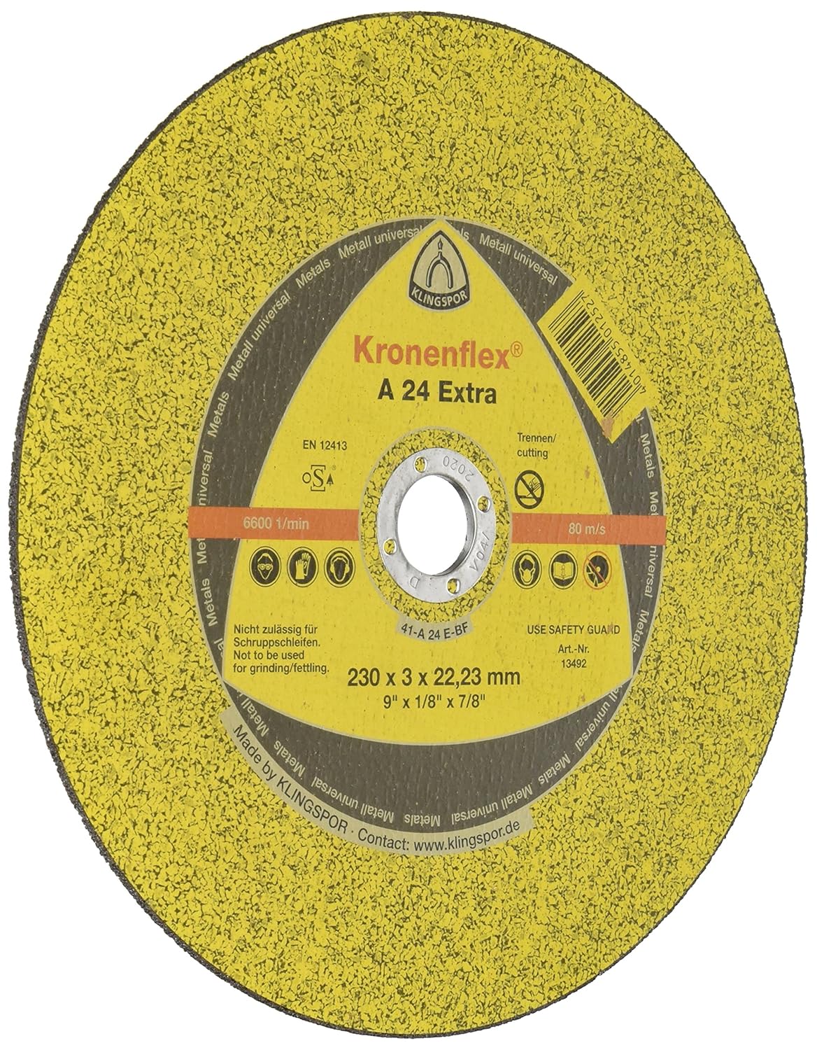 Dischi Di Molatura Klingspor WSM 617 - 125x20 Mm, Grana 120, 2 Pezzi - Foto 11