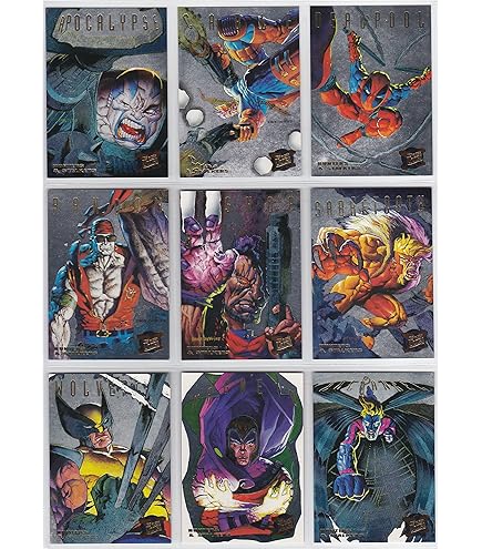 Amazon.com: 1995 Fleer Ultra X-Men Suspended Animation Insert Set