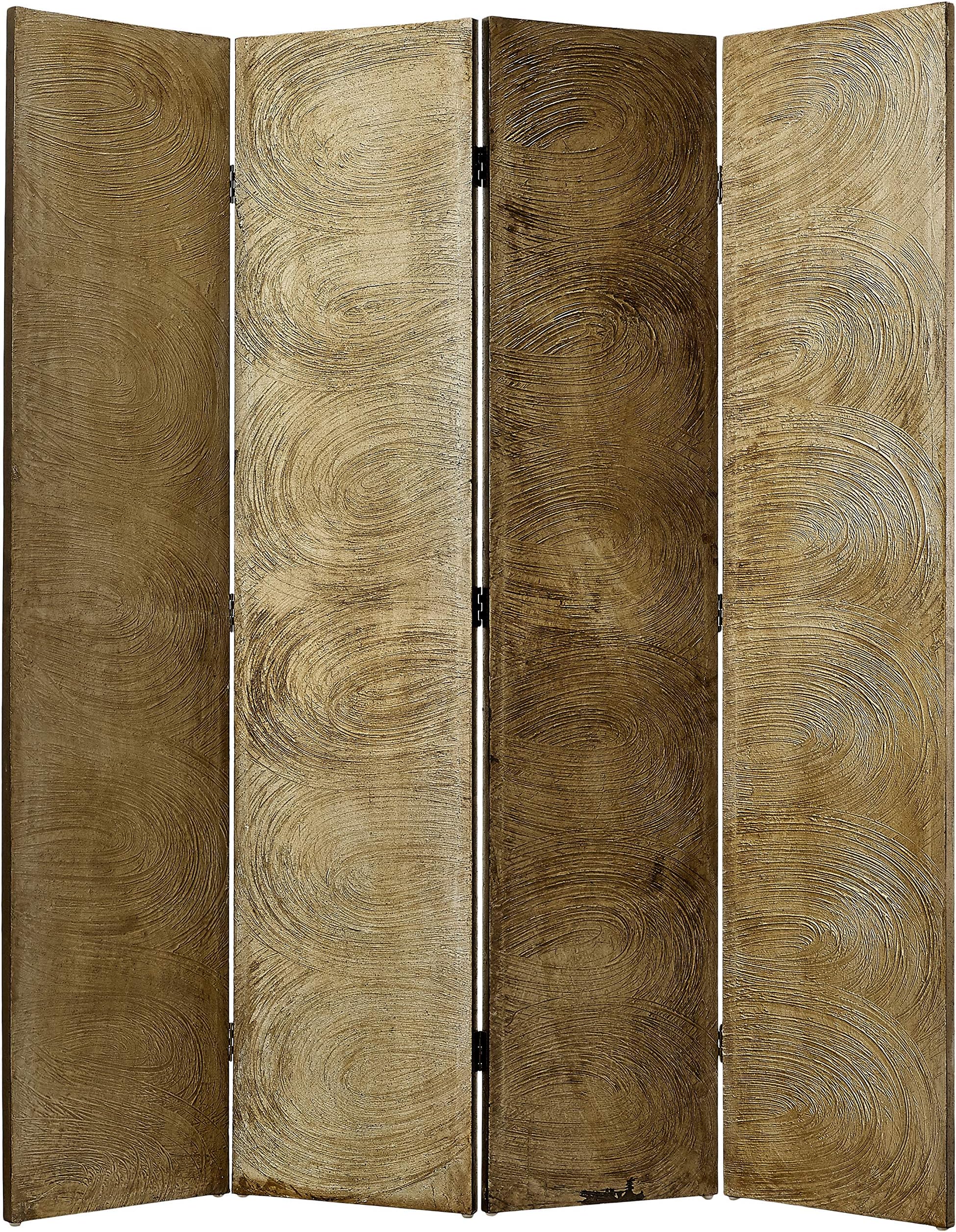 Screen Gems Room Divider, 63"Lx72"H, Tan