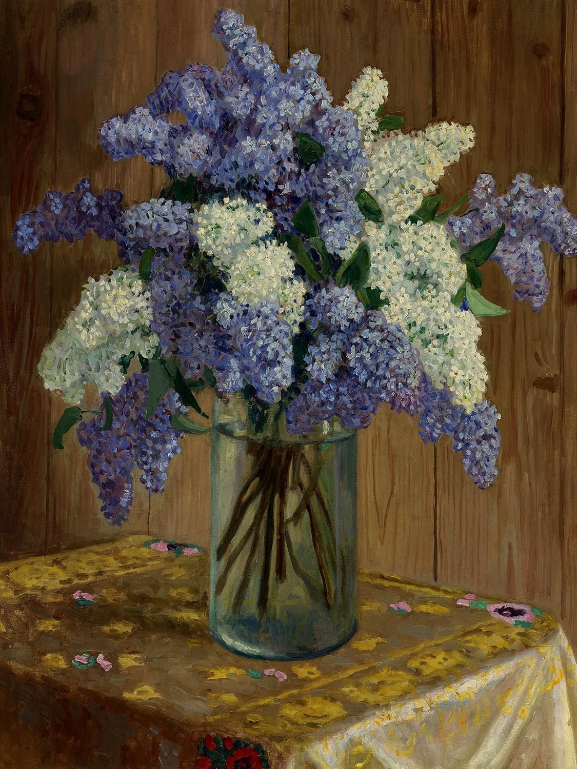 Lilacs by N.Belsky Glass vase Table Tile Mural Kitchen Backsplash Marble Ceramic - 第 2/58 張圖片