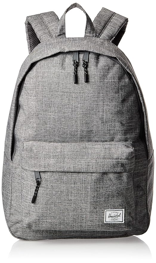 herschel classic black crosshatch