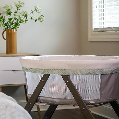 ingenuity foldaway rocking wood bassinet canada