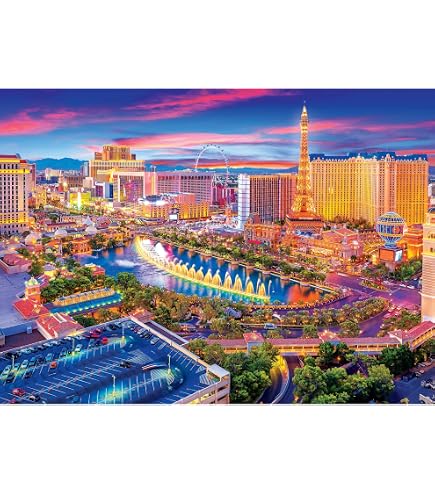 MASTERPIECES - Puzzle Panoramico Masterpieces Vegas Golden Knights 1000 Pezzi