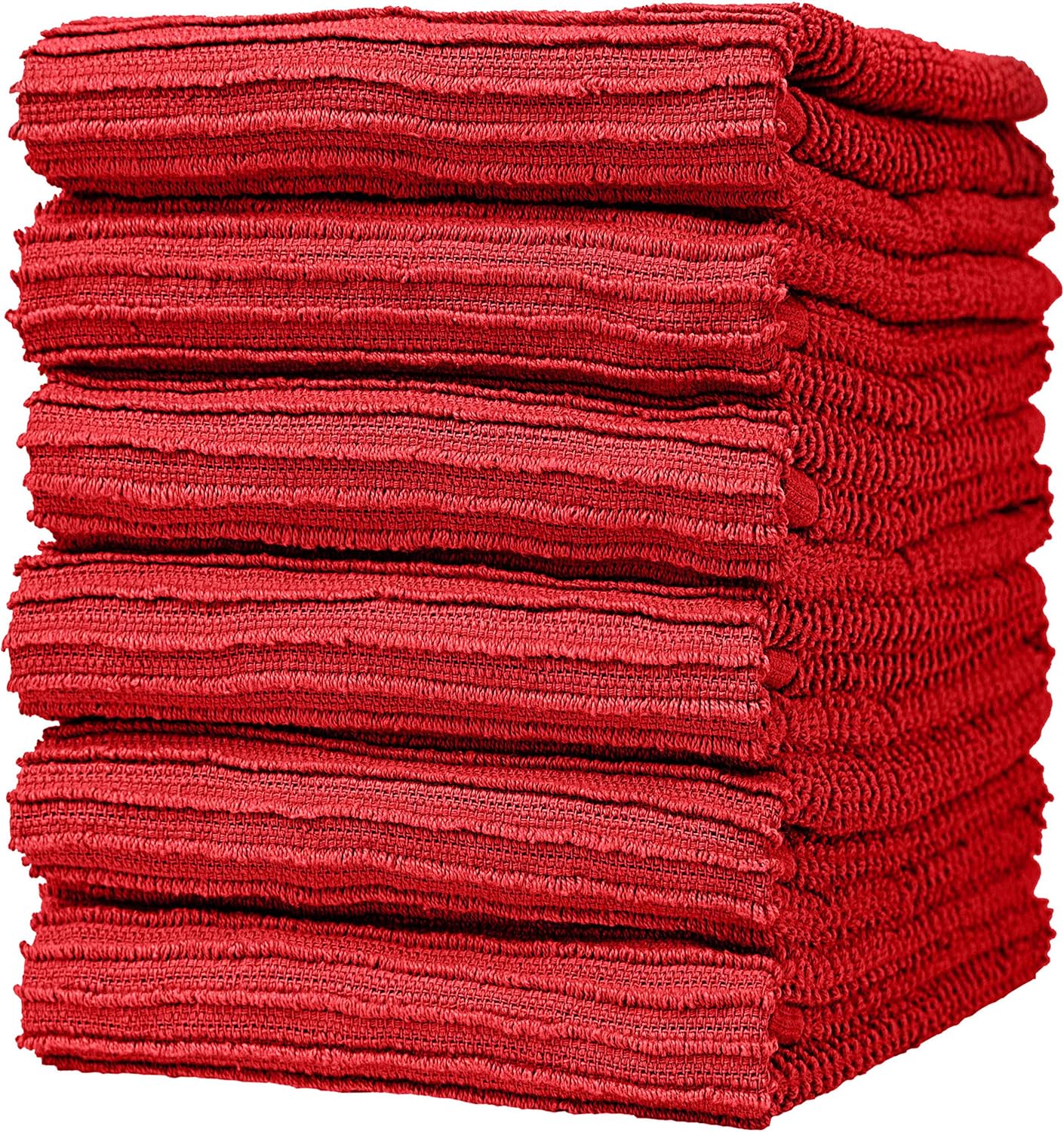 6 Pack Large Tea Towel Set / 16” x 26” / 40 x 66 cm/Solid Color with