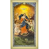 William J. Hirten Traditional Holy Cards with Catholic Art and Prayers (Our Lady Undoer of Knots)