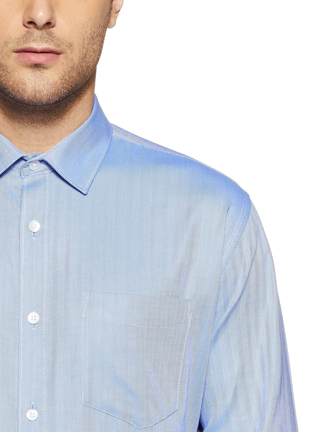 symbol amazon brand men's formal premium dobby regular fit shirt