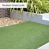 GardenKraft 4m x 1m Artificial Grass Roll 15mm High-Density UV Stabilised view 5