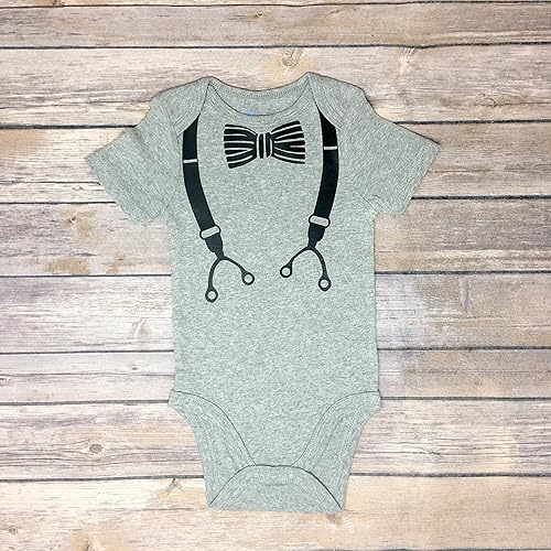 newborn bow tie onesie