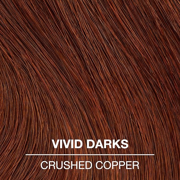 COLORCHARM VIVID DARKS | PERMANENT CREAM COLOR | VIBRANT COLOR FOR DARK HAIR | NOURISHING VEGAN FORMULA | NO BLEACH NEEDED | CRUSHED COPPER | 2 FL OZ