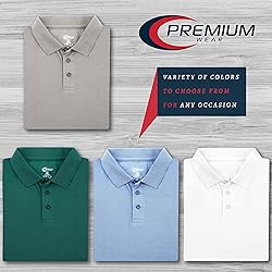 Premium Wear Men's High Moisture Wicking Polo T