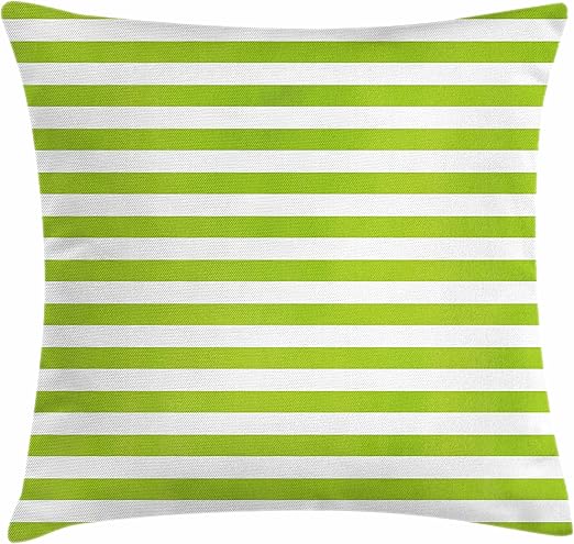 Amazon Com Ambesonne Lime Green Throw Pillow Cushion Cover