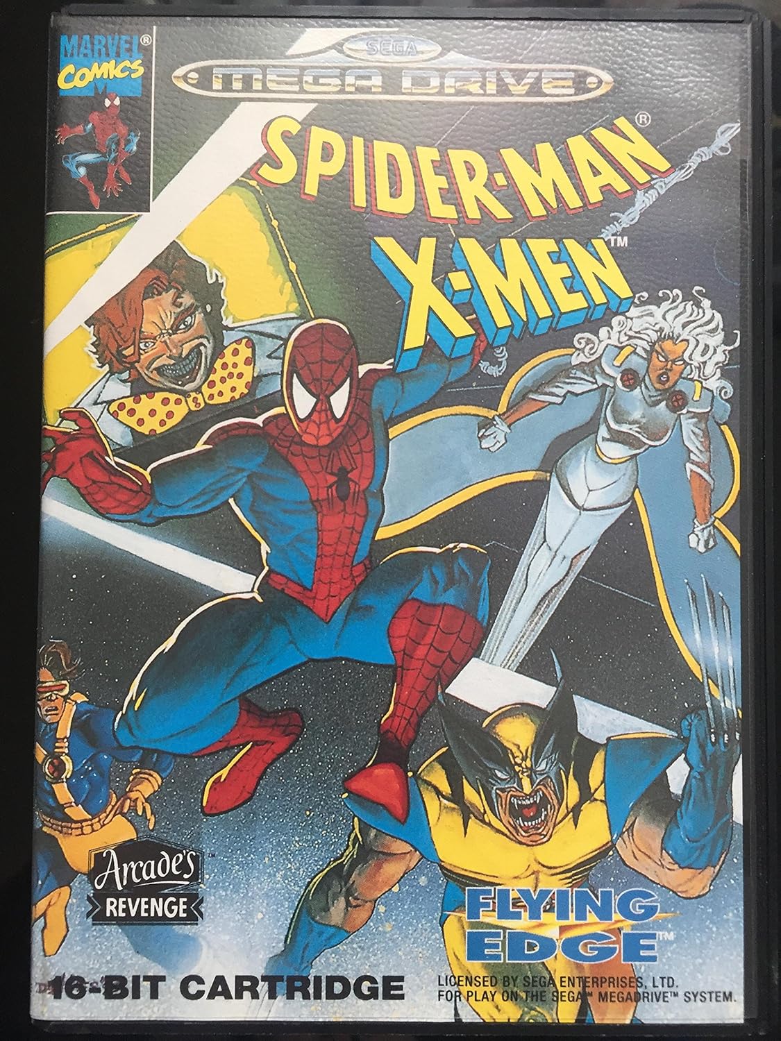 spiderman and xmen arcade revenge