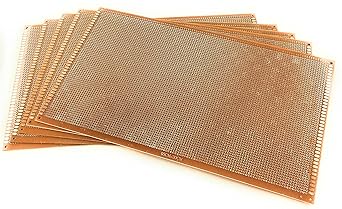 【AOBAX48】 片面 PCB電子回路基板 ユニバーサルPCBボード プリント基板 5枚 18x30cm