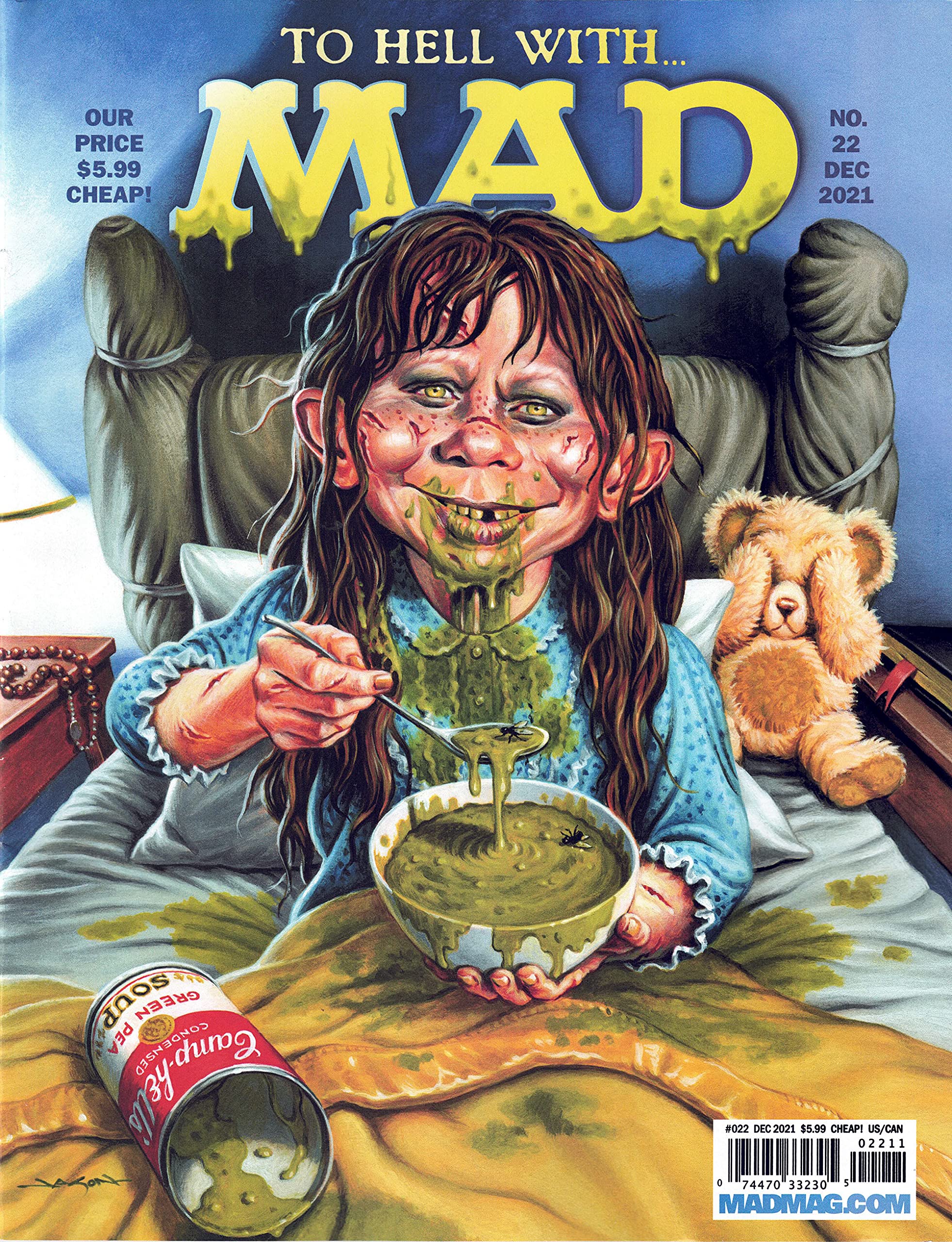 Mad Magazine Christmas 2022 Mad Magazine #22 December 2021 | To Hell With Mad: Amazon.com: Books